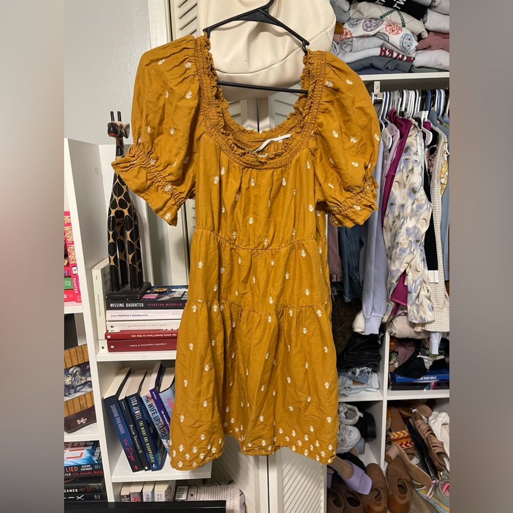 Short flowy fall dress